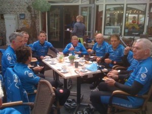 Route Maaszicht 2010 koffie met gratis vlaai!